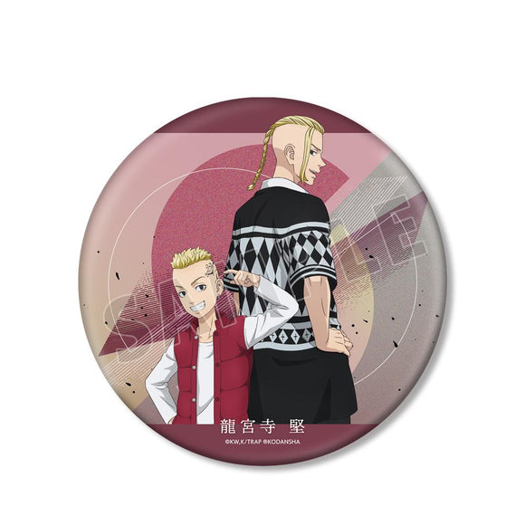 龍宮寺堅 東京メトロ大阪メトロコラボ缶バッジ◎東京リベンジャーズ