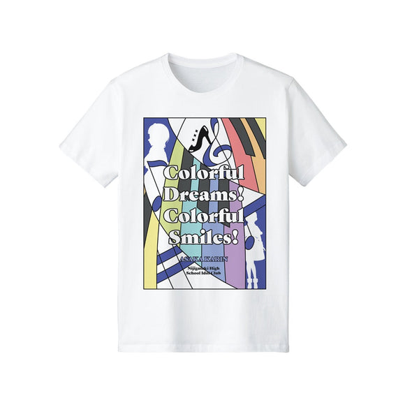 『ラブライブ!虹ヶ咲学園スクールアイドル同好会』朝香 果林 Colorful Dreams! Colorful Smiles! 楽曲イメージTシャツメンズ【202406再販】