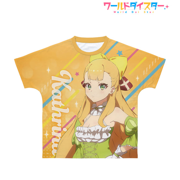 TVアニメ『ワールドダイスター』 カトリナ・グリーベル フルグラフィックTシャツユニセックス