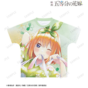 『映画 五等分の花嫁』描き下ろしイラスト 中野四葉 桜和装ver. Ani-Art aqua label フルグラフィックTシャツ