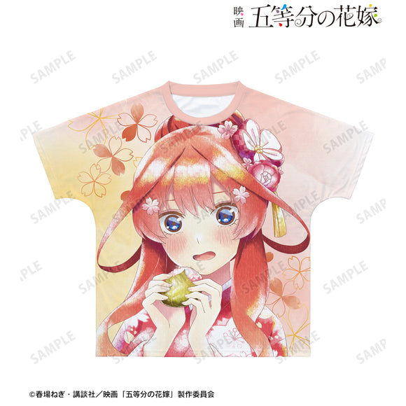 『映画 五等分の花嫁』描き下ろしイラスト 中野五月 桜和装ver. Ani-Art aqua label フルグラフィックTシャツ