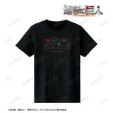 『進撃の巨人』 エレン＆リヴァイ モチーフ柄 Tシャツメンズ【202405再販】