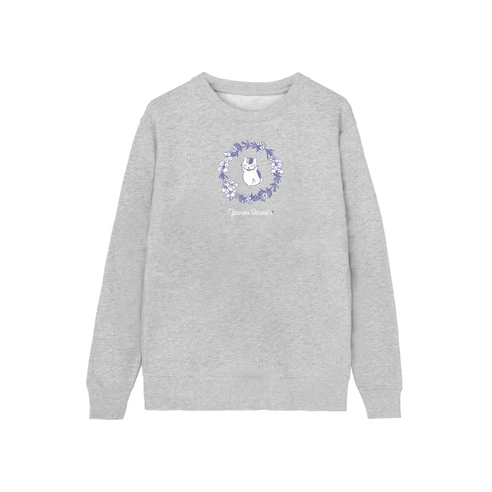 『夏目友人帳』ニャンコ先生 トレーナー グレーレディース【202602再販】