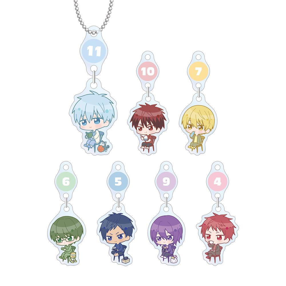 『黒子のバスケ』トレーディング ちびキャラ 朝のひとときver. ゆらゆらアクリルキーホルダー(単位/BOX)【202508再販】