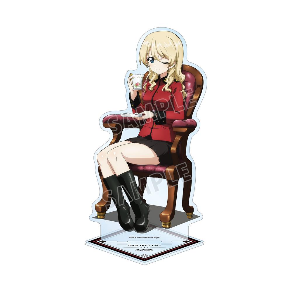 『ガールズ&パンツァー 最終章』描き下ろしイラスト ダージリン コラボウオッチ着用ver. 特大アクリルスタンド【202507再販】