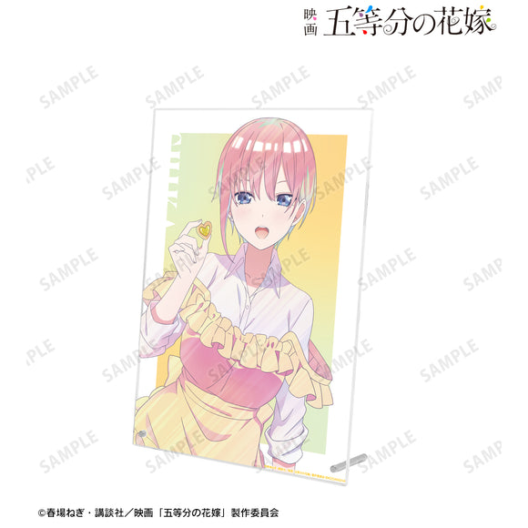 『映画 五等分の花嫁』描き下ろしイラスト 中野一花 制服エプロンver. Ani-Art clear label A4アクリルパネル