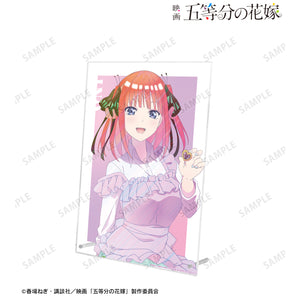 『映画 五等分の花嫁』描き下ろしイラスト 中野二乃 制服エプロンver. Ani-Art clear label A4アクリルパネル