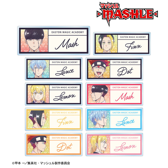 TVアニメ『マッシュル-MASHLE-』 トレーディング Ani-Art clear label アクリルネームプレート(単位/BOX)