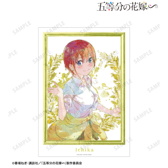 『五等分の花嫁∽』 中野一花 grunge CANVAS A3マット加工ポスター