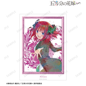 『五等分の花嫁∽』 中野二乃 grunge CANVAS A3マット加工ポスター