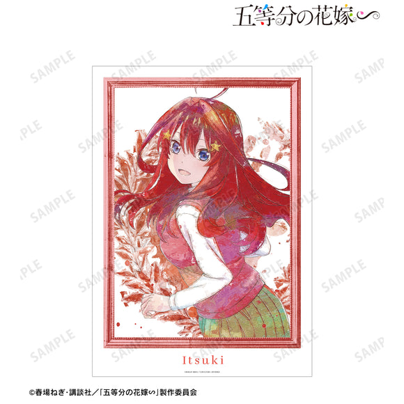 『五等分の花嫁∽』 中野五月 grunge CANVAS A3マット加工ポスター