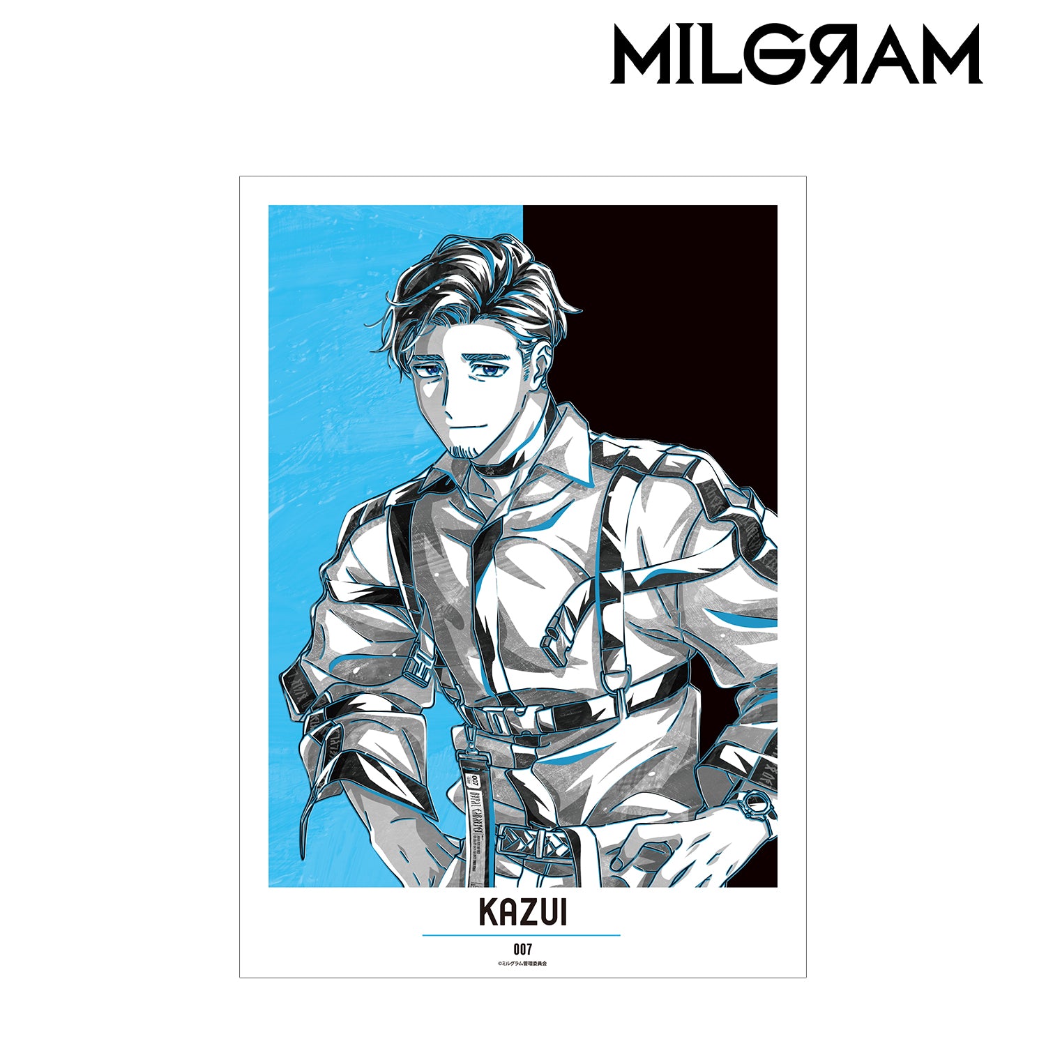 【非売品】「ミルグラム MILGRAM キャラファイングラフ カズイ」複製原画 MILGRAM -ミルグラム- - LIVE EVENT「hallucination」 キー