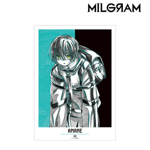 『MILGRAM -ミルグラム-』アマネ Ani-Art BLACK LABEL A3マット加⼯ポスター