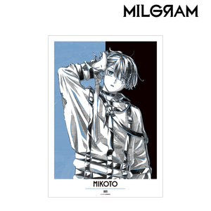 『MILGRAM -ミルグラム-』ミコト Ani-Art BLACK LABEL A3マット加⼯ポスター