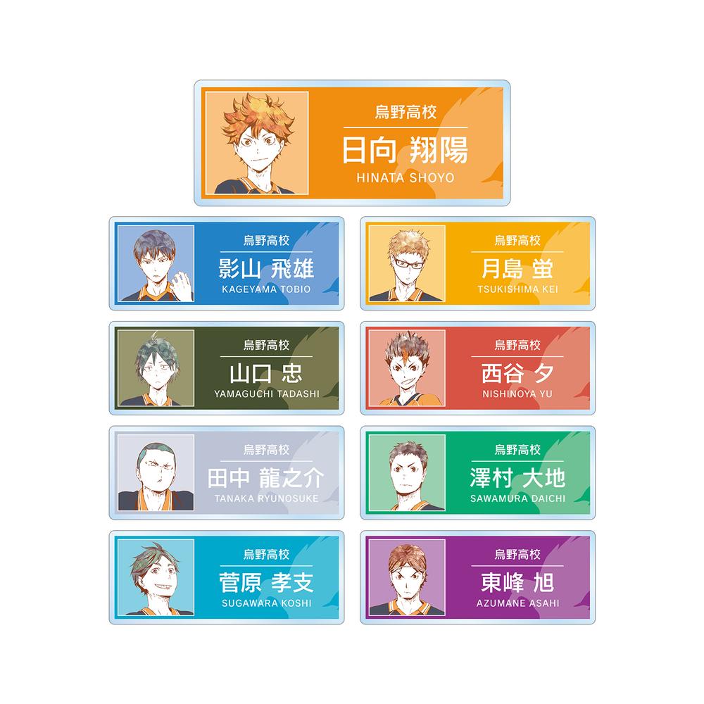『ハイキュー!!』トレーディング Ani-Art 第1弾 アクリルネームプレート ver.A(単位/BOX)【202506再販】