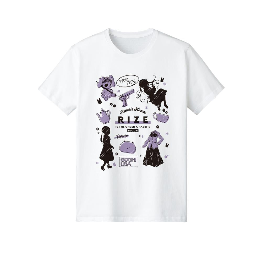 『ご注文はうさぎですか? BLOOM』リゼ Ani-Sketch Tシャツメンズ【202507再販】
