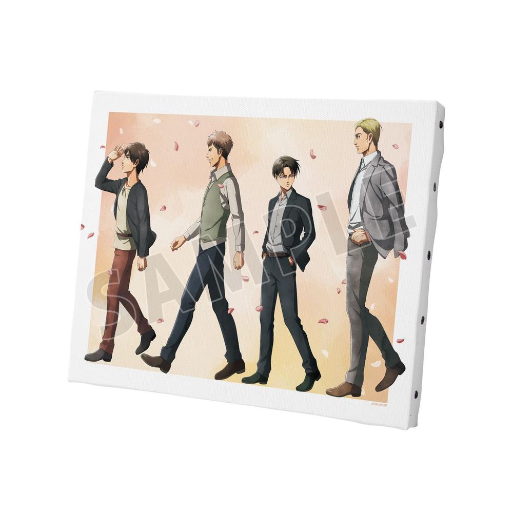 『進撃の巨人』描き下ろし 集合 歩み・水彩風ver. キャンバスボード【202604再販】