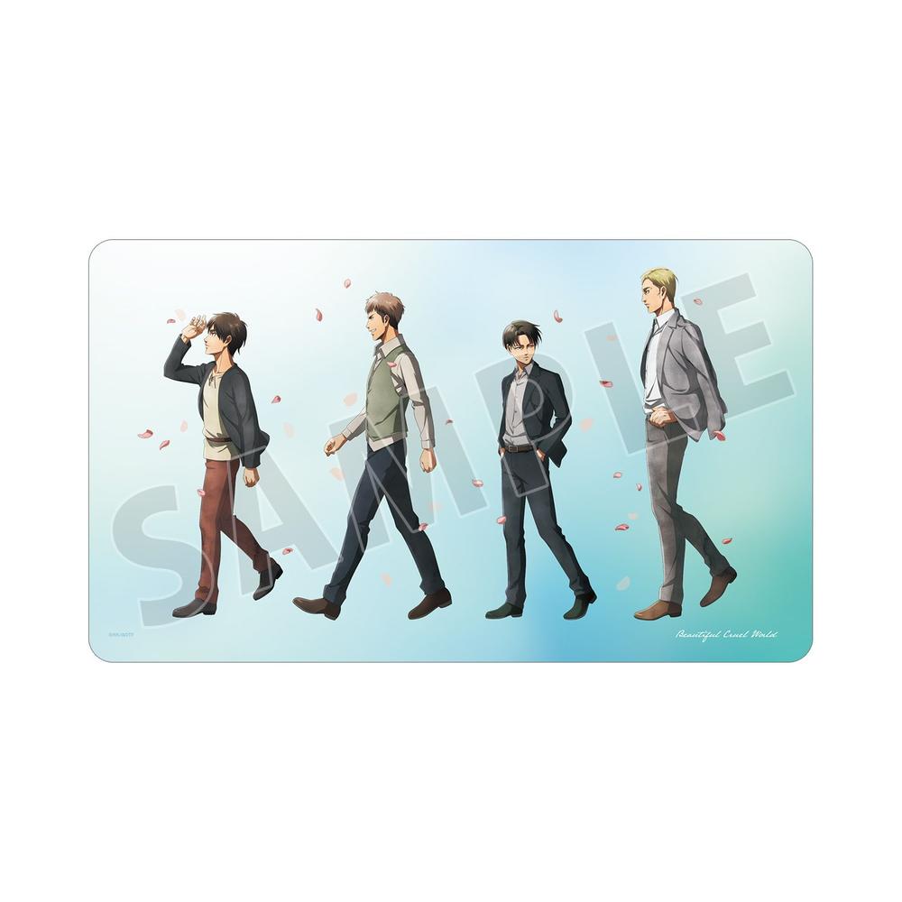 『進撃の巨人』描き下ろし 集合 歩み・水彩風ver. マルチデスクマット【202604再販】