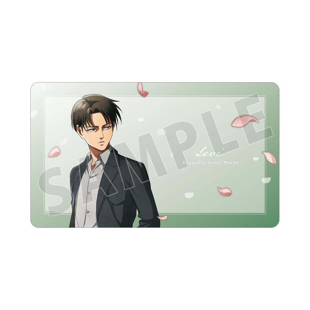 『進撃の巨人』描き下ろし リヴァイ 歩み・水彩風ver. マルチデスクマット【202512再販】