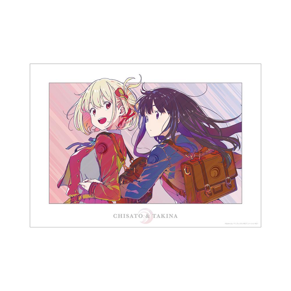 『リコリス・リコイル』錦木千束&井ノ上たきな Ani-Art clear label A3マット加工ポスター【202511再販】