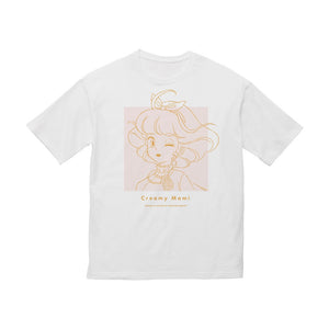 『魔法の天使クリィミーマミ』描き下ろし クリィミーマミ 昭和 時代ファッションver. BIGシルエットTシャツユニセックス【202406再販】