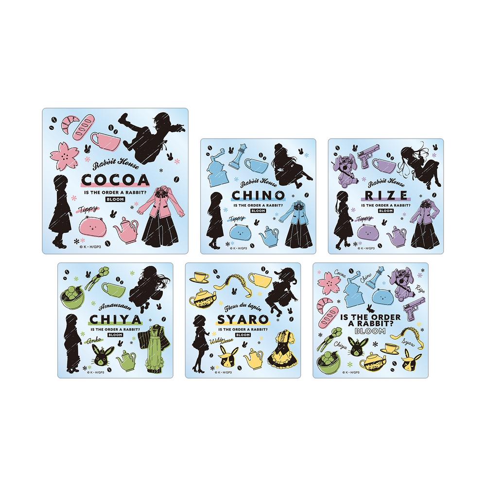 『ご注文はうさぎですか? BLOOM』トレーディング Ani-Sketch アクリルコースター(単位/BOX)【202507再販】
