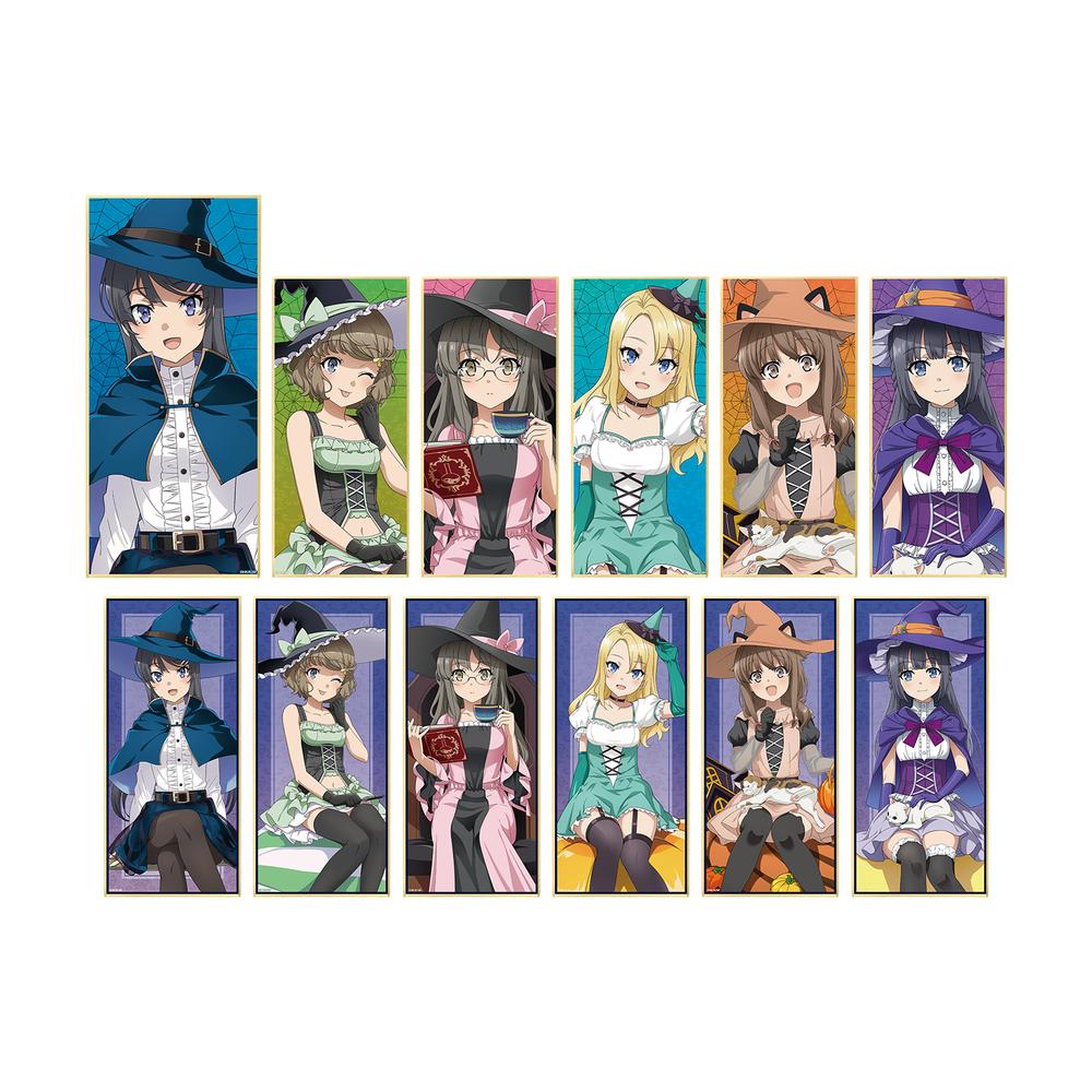 『青春ブタ野郎はバニーガール先輩の夢を見ない』描き下ろし ハロウィン2023ver. トレーディングスタンド付き色紙(単位/BOX)【202509再販】