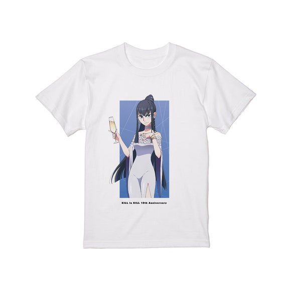 『キルラキル』描き下ろし 鬼龍院 皐月 10周年 ドレスアップver. Tシャツメンズ