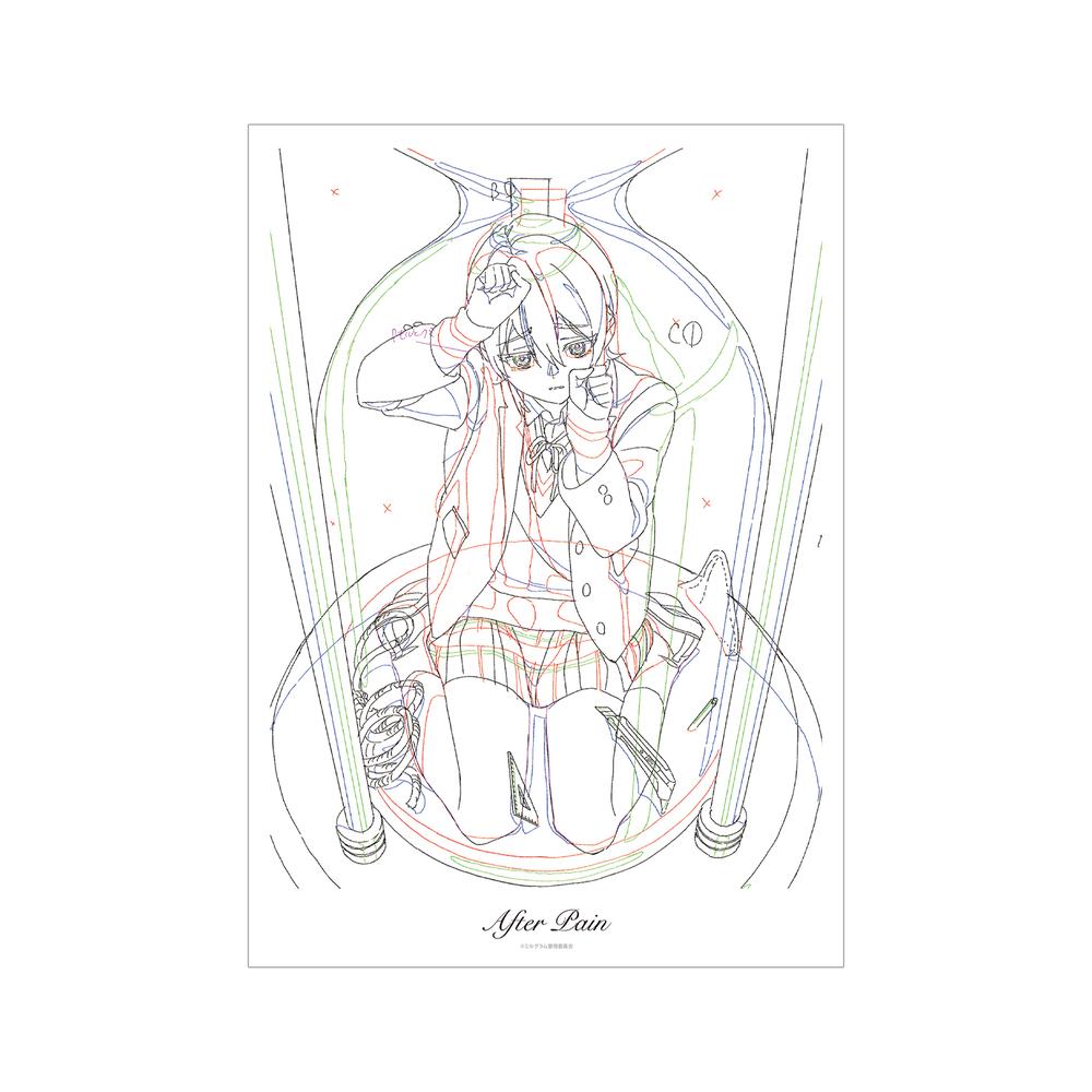 『MILGRAM -ミルグラム-』原画A3マット加工ポスター ムウ 『アフターペイン』【202510再販】
