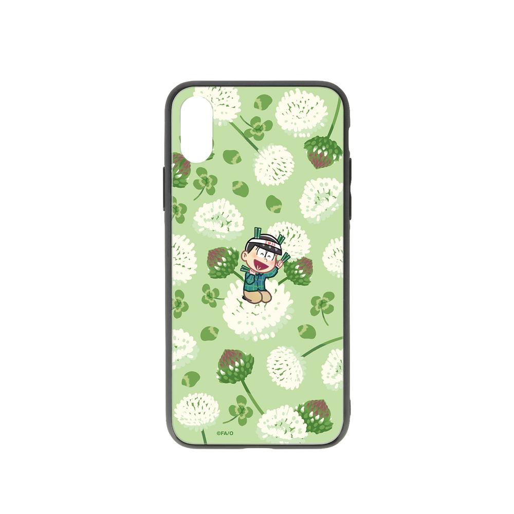 『おそ松さん』チョロ松 Botania 角丸強化ガラスiPhoneケース【202503再販】