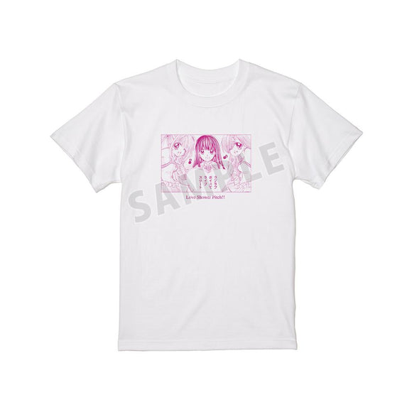 『ぴちぴちピッチ』七海 るちあ&宝生 波音&洞院 リナ 原作コマ Tシャツメンズ【202408再販】