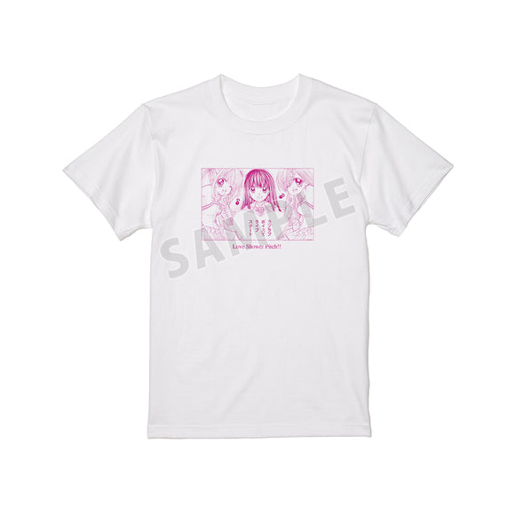 『ぴちぴちピッチ』七海 るちあ&宝生 波音&洞院 リナ 原作コマ Tシャツメンズ