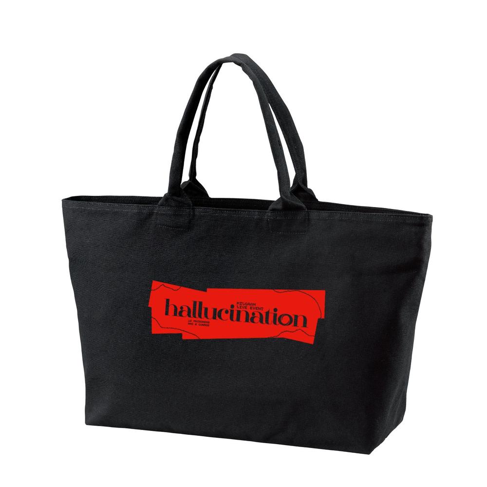 『MILGRAM -ミルグラム-』LIVE EVENT「hallucination」 ロゴ BIGジップトートバッグ【202605再販】