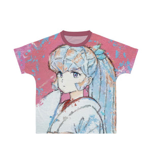 『うる星やつら』おユキ grunge CANVAS フルグラフィックTシャツユニセックス