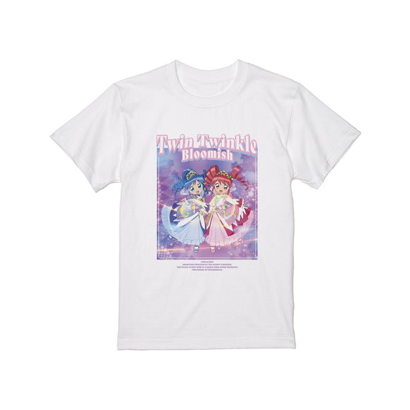 『ふしぎ星の☆ふたご姫』トゥイン・トゥインクル ブルーミッシュ Tシャツメンズ