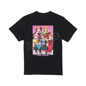 『五等分の花嫁∽』rockin’starコラボ 描き下ろし 集合 ロックアイドルver. Tシャツメンズ