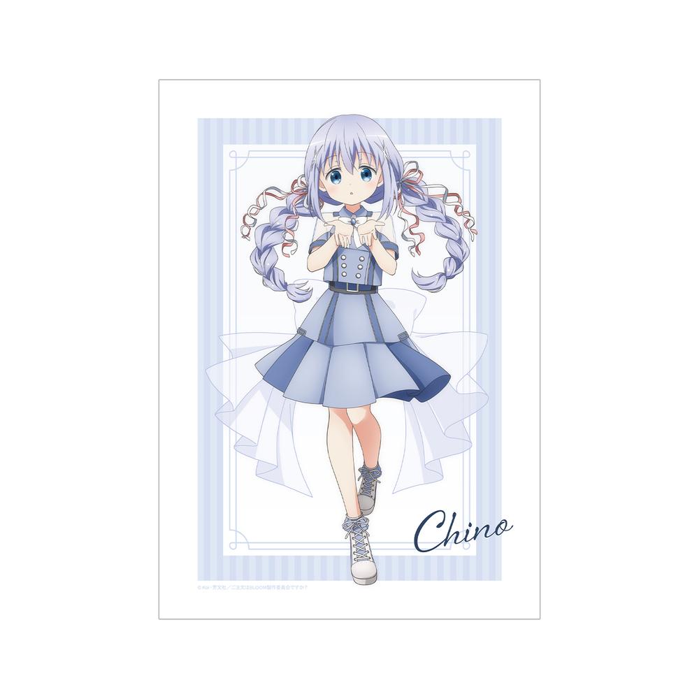 『ご注文はうさぎですか? BLOOM』描き下ろし チノ アイドル制服ver. A3マット加工ポスター【202507再販】