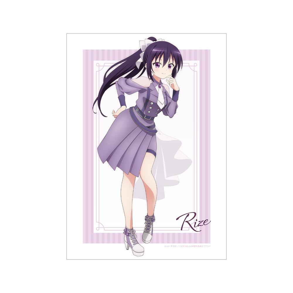 『ご注文はうさぎですか? BLOOM』描き下ろし リゼ アイドル制服ver. A3マット加工ポスター【202507再販】