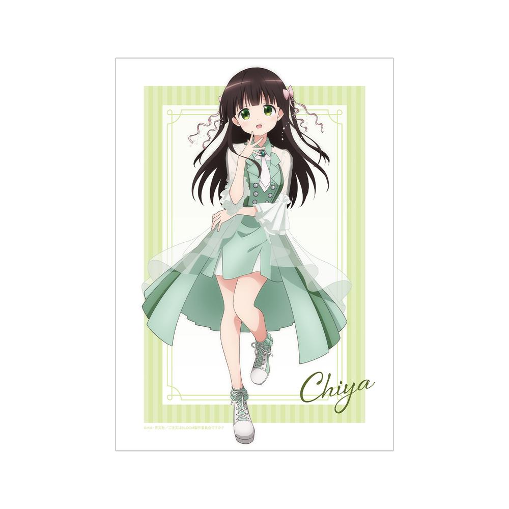 『ご注文はうさぎですか? BLOOM』描き下ろし 千夜 アイドル制服ver. A3マット加工ポスター【202507再販】