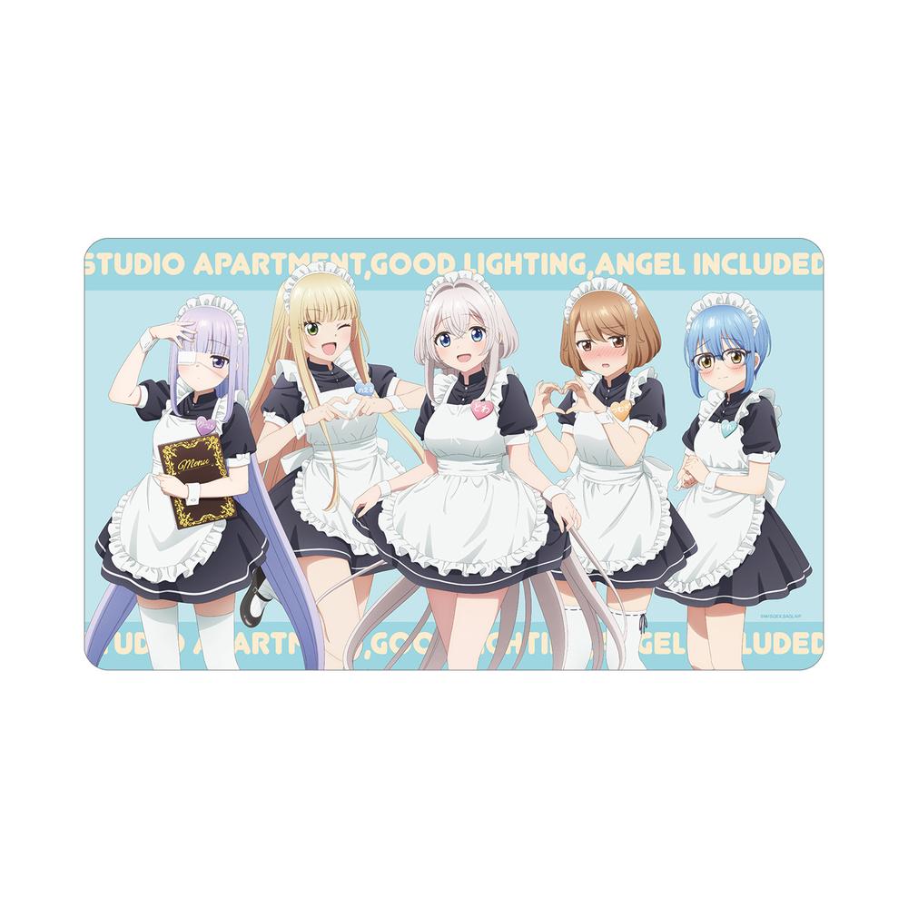『ワンルーム、日当たり普通、天使つき。』描き下ろし 集合 メイドver. マルチデスクマット【202502再販】