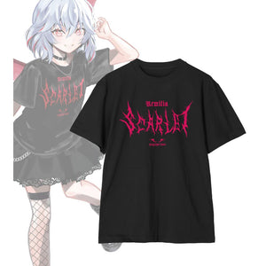 『東方Project』松本能人イラスト 現代風ファッションver. レミリア・スカーレット 着用Tシャツメンズ