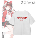 『東方Project』松本能人イラスト 現代風ファッションver. 博麗霊夢 着用BIGシルエットTシャツユニセックス