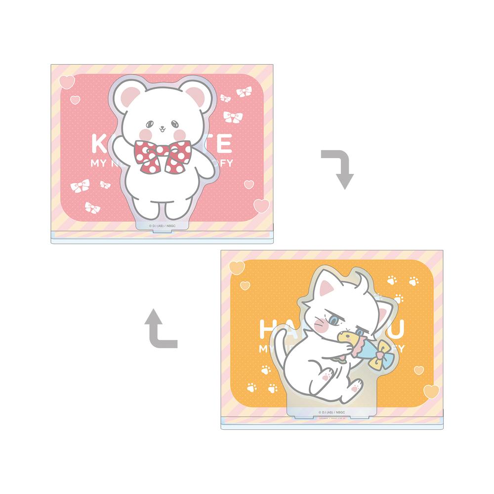 『新しい上司はど天然』白桃&くまってちゃん イラストカード付き両面アクリルスタンド ver.B