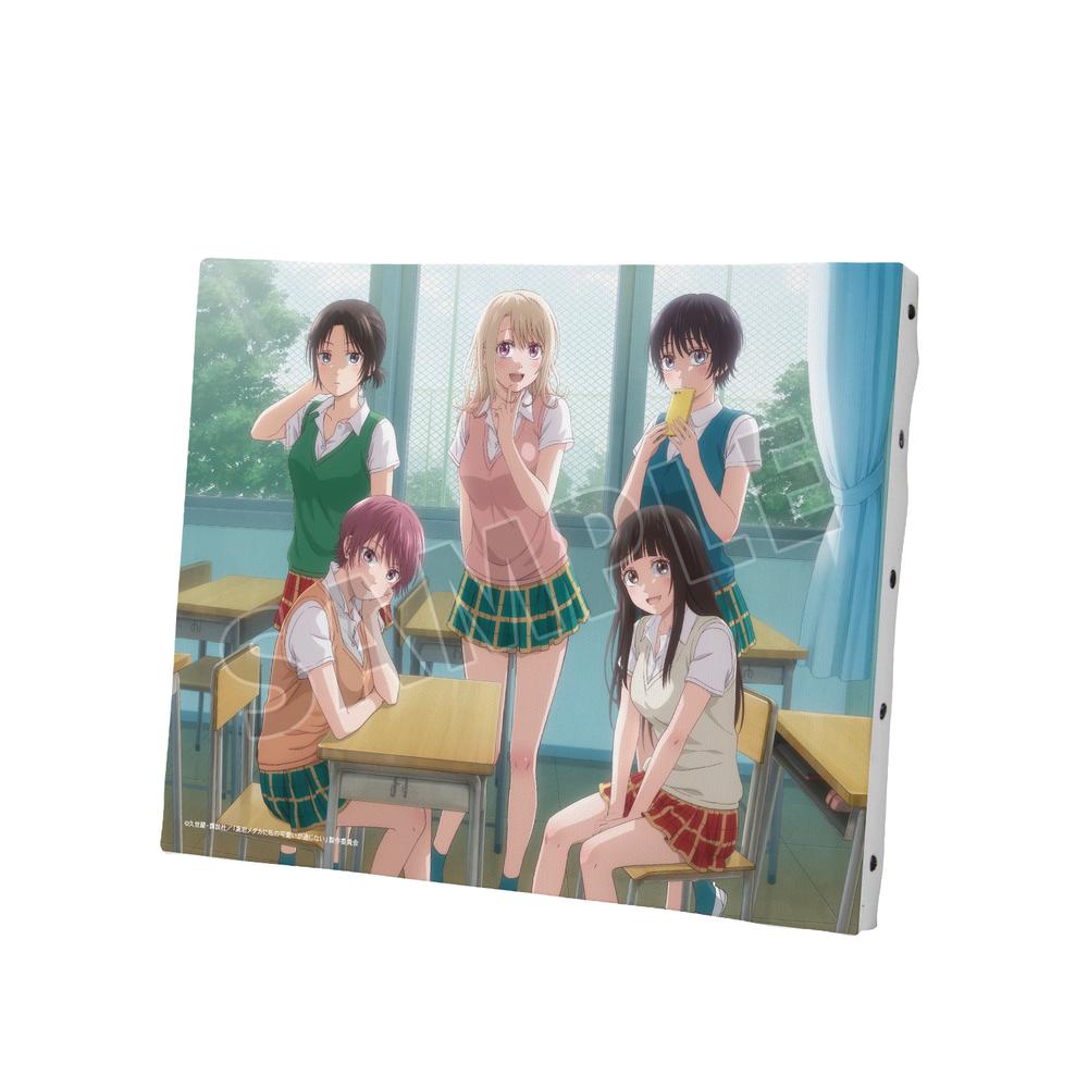 『黒岩メダカに私の可愛いが通じない』ビジュアル キャンバスボード