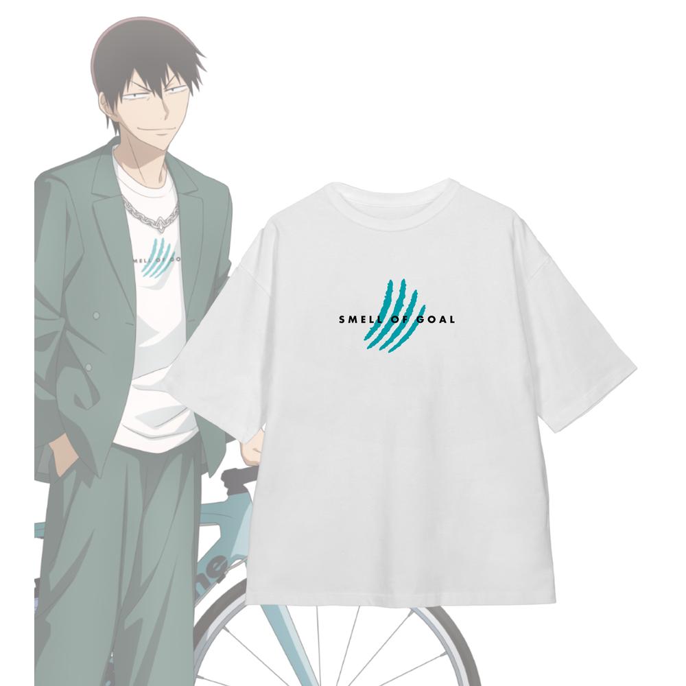 『弱虫ペダル LIMIT BREAK』描き下ろし 荒北 靖友 私服×ロードバイクver. 着用BIGシルエットTシャツユニセックス