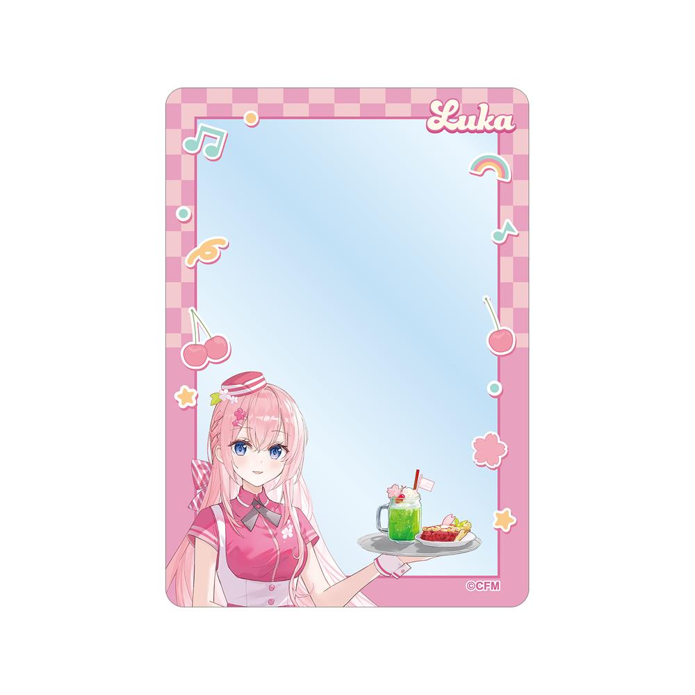 『桜ミク』描き下ろし 巡音ルカ アメリカンダイナーver. Art by ふーみ B8硬質カードケース
