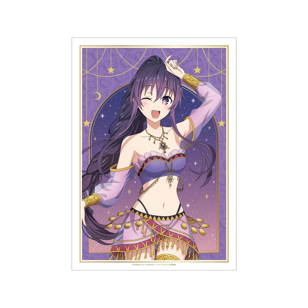 『デート・ア・ライブV』描き下ろし 夜刀神十香 踊り子ver. A3マット加工ポスター【202509再販】