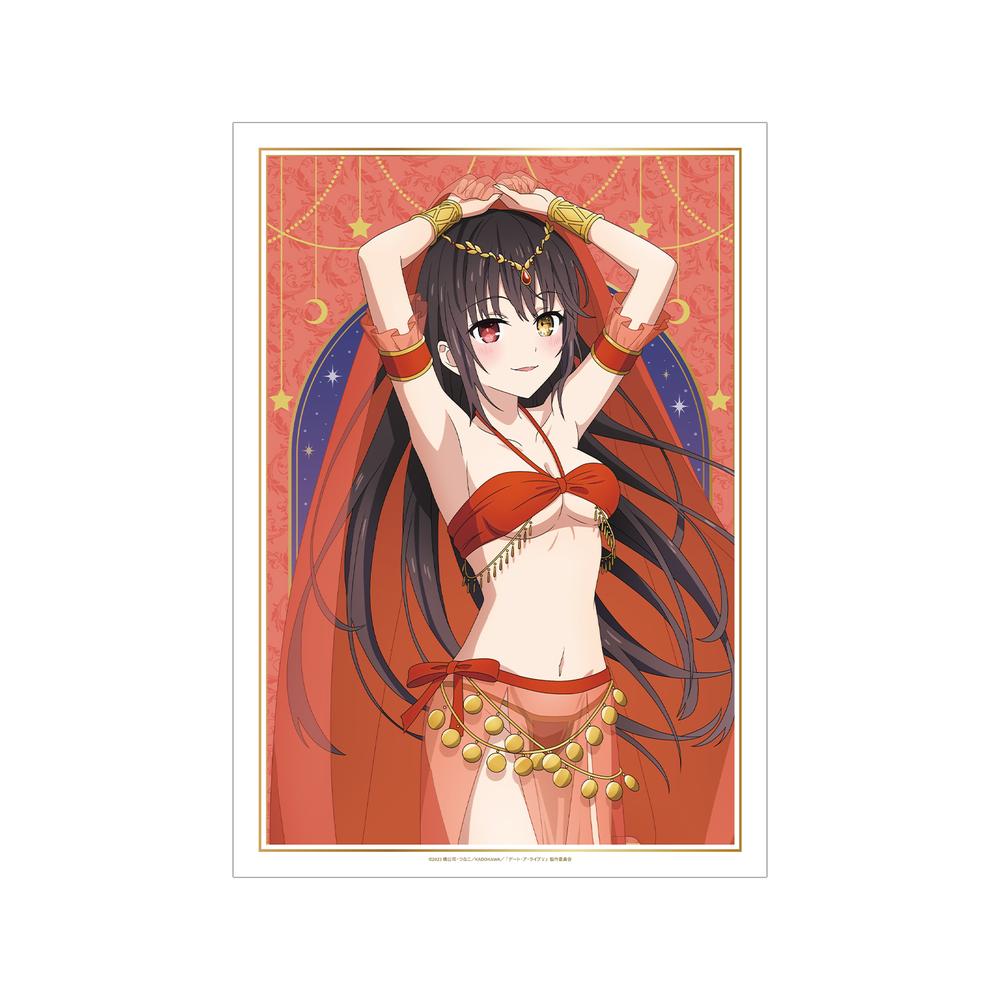 『デート・ア・ライブV』描き下ろし 時崎狂三 踊り子ver. A3マット加工ポスター【202509再販】