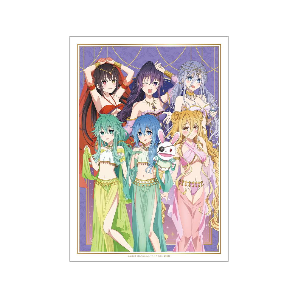 『デート・ア・ライブV』描き下ろし 集合 踊り子ver. A3マット加工ポスター【202509再販】