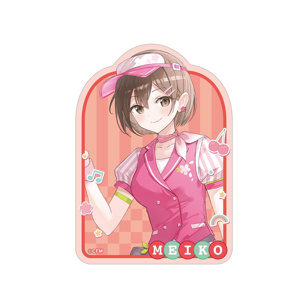 『桜ミク』描き下ろし MEIKO アメリカンダイナーver. Art by ふーみ ダイカットステッカー